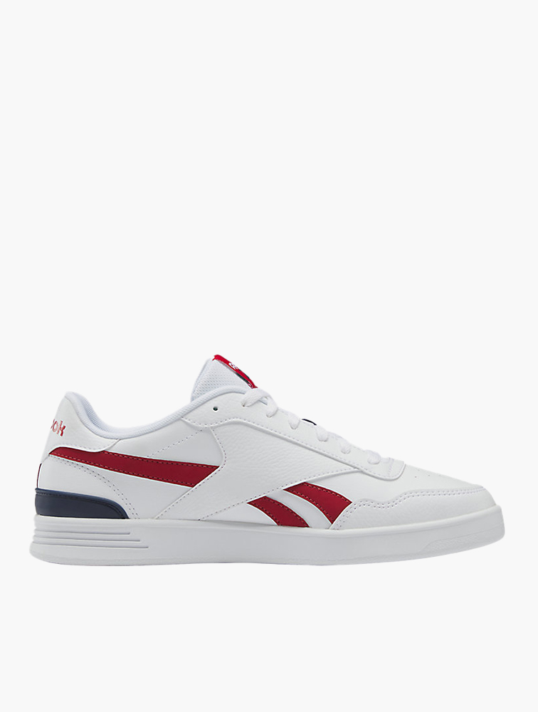 MyRunway | Shop Reebok Unisex White, Flash Red & Vector Navy Court